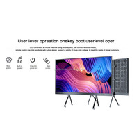 Écran LED d'intérieur 135-163 pouces, affichage LED tout-en-un, support d'affichage LED, affichage LED couleur pleine pour conférences, éducation, salles de réunion