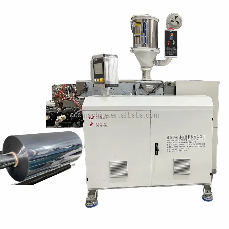 Máquina extrusora de folha plástica automática de fábrica com controle plc linha de produção de folha plástica