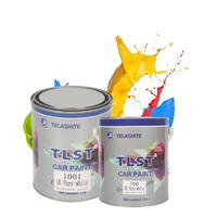 Peinture automobile acrylique brillante pour réparation de voiture, peinture écologique durable 2K, prix de la couche de base