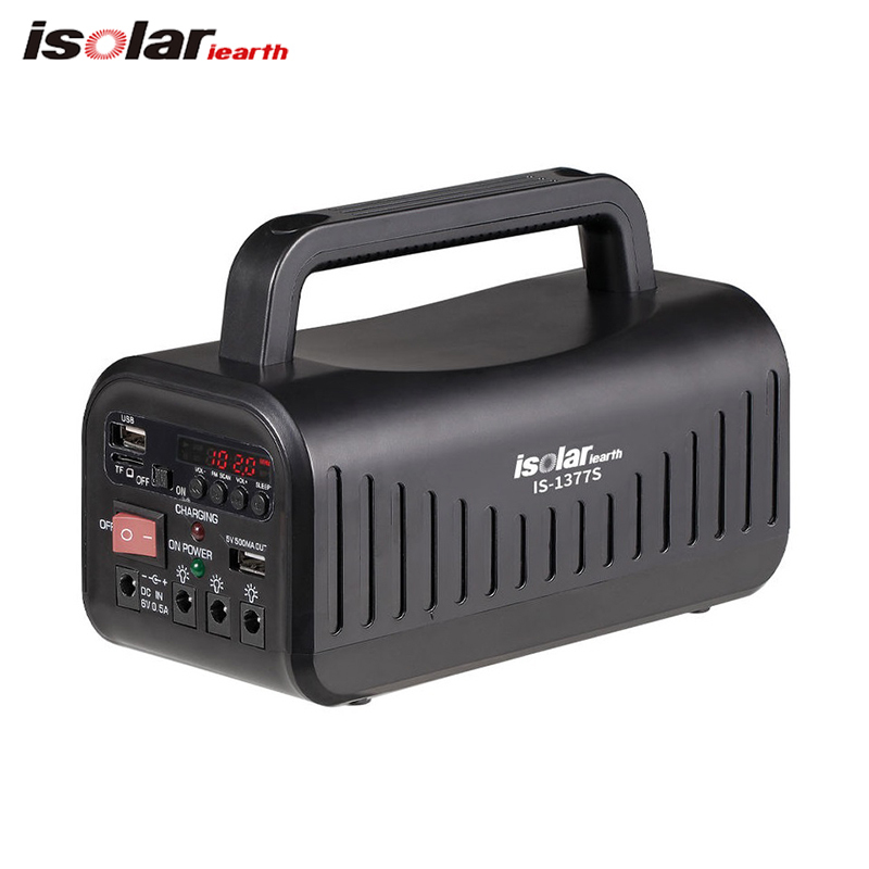 Mini Solar Panel Light Station Radio Lighting Generator Home Portable Solar Power Energy System · image 3