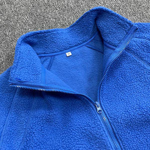 Felpa <span class=keywords><strong>Senza</strong></span> <span class=keywords><strong>Cappuccio</strong></span> Personalizzata con Patchwork Ricamato e Stampa, 380g Lana d'Agnello, Impermeabile e Traspirante per l'Inverno - Product Image 4