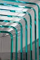 Kaca Tempered Solid Hollow Tahan Air untuk Dekorasi Industri - Ukuran Kustom Garansi 5 Tahun Kaca Isolasi Low-E Dekoratif