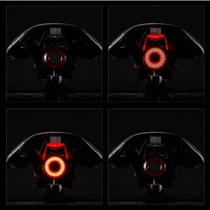 Accesorios para Bicicleta Luz Trasera IPx6 Impermeable LED USB Recargable con Freno Inteligente - Product Image 5