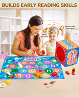 Jouets éducatifs Joycat, boîte à surprises de lettres pour enfants, 52 miniatures d'objets linguistiques, jouets éducatifs pour enfants