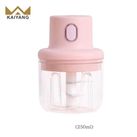 KY USB Elektrische Knoflookpers 250ML Groentehakker Fruit- en Vleesblender Mini Keukenvoedselverwerker Milieuvriendelijk