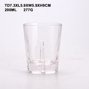 Classic Drinking Old Fashioned Highball Glass Cups 6 Oz <strong>Diamond</strong> Cut Elegant <strong>Glassware</strong> for Everyday, Bar Glasses. for Water, Beer - Product Image 4