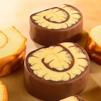 Vente en gros de collations santé 70g swiss Roll Gâteau Repas Remplacement 20% Gâteau aux œufs au lait Gâteau au chocolat