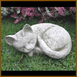 Figurines porte-bonheur antiques <span class=keywords><strong>en</strong></span> <span class=keywords><strong>pierre</strong></span> sculptée, décor de <span class=keywords><strong>jardin</strong></span>, livraison gratuite, <span class=keywords><strong>chat</strong></span> avec ailes - Product Image 3