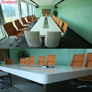 Muebles <span class=keywords><strong>de</strong></span> oficina <span class=keywords><strong>de</strong></span> <span class=keywords><strong>piedra</strong></span> <span class=keywords><strong>de</strong></span> mármol <span class=keywords><strong>artificial</strong></span>, mesa <span class=keywords><strong>de</strong></span> conferencias, enchufes <span class=keywords><strong>de</strong></span> alimentación, muebles <span class=keywords><strong>de</strong></span> sala <span class=keywords><strong>de</strong></span> reuniones blancos modernos - Product Image 2