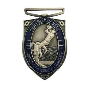 รางวัลโลหะบิ๊กกีฬาบาสเกตบอลเหรียญริบบิ้น - Product Image 4