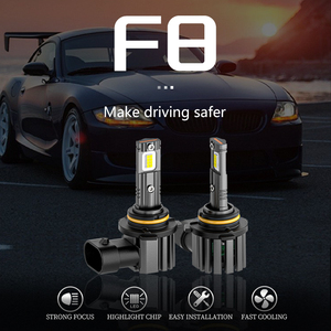 Venta Directa de Fábrica, Bombillas LED F8 de Alta Calidad para Automóvil, 12V 70W H7 H113 9005 9007 9012, Conexión Directa, Temperatura de Color 6000k - Product Image 2