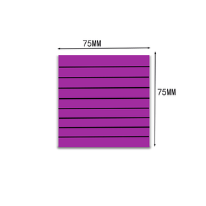 Blocchetti Adesivi a Righe Colorate con Super Potere Adesivo, 50 Fogli/Blocchetto - Product Image 6