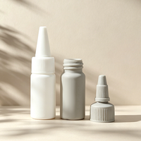 Botol Plastik 15ml HDPE untuk Kosmetik, Minyak Rambut, dengan Tutup Nozzle dan Sablon, Kemasan Kecantikan