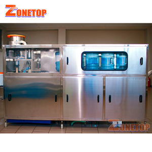 Semi-automatique 18 L 19 l 20 litres 189l 19 l 20 l 5 gallons bouteille d'eau en plastique fût fût conteneur rinçage nettoyage <span class=keywords><strong>machine</strong></span> à <span class=keywords><strong>laver</strong></span> - Product Image 4