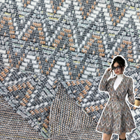 Tejido de tweed elástico y cómodo-Pronto se enviará en un amplio stock adecuado para vestidos de ropa