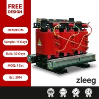 Transformateur à bobinage en cuivre de type sec 2500 kVA SCB13 à prix d'usine, haute efficacité, 10 kV 400 V, certifié ISO CE