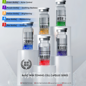 Capsule d'encapsulation de nanosomes Sérum Livraison ciblée Eau dans l'huile Formule biphasique à double couche Infusion de sérum basée sur l'application - Product Image 1