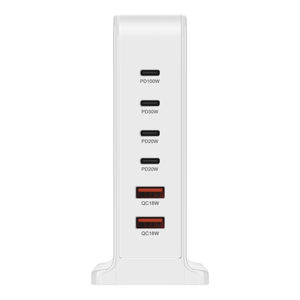 <span class=keywords><strong>Chargeur</strong></span> USB-C multi-ports <span class=keywords><strong>200W</strong></span> Station de charge de bureau 6 en 1 pour iPhone pour Samsung pour <span class=keywords><strong>Xiaomi</strong></span> et autres téléphones mobiles et - Product Image 4