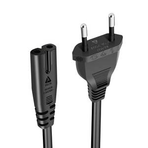 Gecertificeerde Kluis 0,75 Mm ² Eu 2-Pins Naar C8 Netsnoer 1.5M Zwart | Zware Kabel Voor Medische Apparatuur, Outdoor Vistuig - Product Image 6