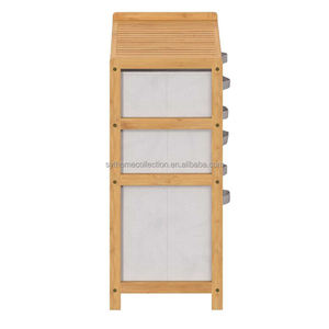 Mobile Contenitore in Bambù SYT Facile da Pulire per Posate e Zona Preparazione, <span class=keywords><strong>Cassettiera</strong></span> in Tessuto per Angolo Sala da Pranzo - Product Image 6