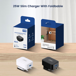 Caricabatterie per Telefono Tipo-C Tommox, Caricatore USB-C Pieghevole da 25W per Dispositivi Mobili, Caricatore da Muro PD Gan <span class=keywords><strong>Samsung</strong></span> 25 Watt Originale - Product Image 2