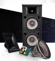 Enceintes passives SRX725 double 15 pouces avec système audio professionnel N38 Neo 1200W pleine fréquence pour concerts, tournées, grandes salles et arènes