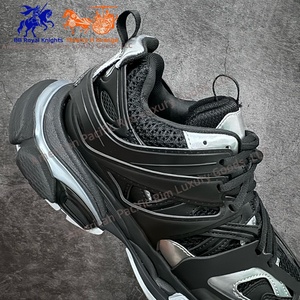 Zapatillas Deportivas Balenciagaes con Parte Superior de Cuero Genuino, TPU, Diseño Moderno, Cómodas, Suela Gruesa y Resistente, Antideslizantes, con Cordones, Ligeras - Product Image 3