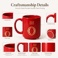 Mug promotionnel en céramique de porcelaine fine 11, 12, 15 oz blanc, sublimation, anti-fuite, sans danger pour les aliments, coffret cadeau, cadeaux scolaires, fournisseur OEM ODM