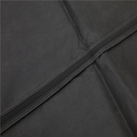 Housses de vêtements portables de haute qualité, personnalisables avec logo imprimé, en polyester non tissé, pour accessoires vestimentaires, voyage et protection contre la poussière