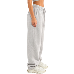 Pantaloni da <span class=keywords><strong>donna</strong></span> all'ingrosso in cotone <span class=keywords><strong>oversize</strong></span>, casual, stile <span class=keywords><strong>jogger</strong></span>, a gamba larga, vestibilità ampia, streetwear alla moda - Product Image 2