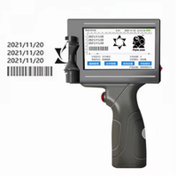 Wiseprint - Impresora de Codificación Portátil Inteligente de 12,7 mm (Media Pulgada) para Cartón, Impresora de Inyección de Tinta UV con Cartucho de Tinta de Secado Rápido
