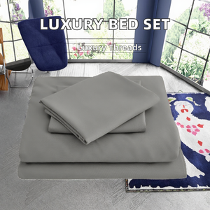 Conjunto de Lençóis <span class=keywords><strong>Queen</strong></span> <span class=keywords><strong>Size</strong></span> 100% Poliéster 200TC para Todas as Estações - Product Image 2