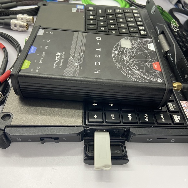 Laptop for Fahr SDF D-Tech Tractor Harvester diesel Engine Truck Diagnostic Tool D-TechAPP for deutz Fahr Dtech Eol Program Tool