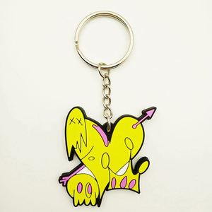 Factory Price Cute Soft PVC Rubber Key Ring Key Chain Custom Soft PVC Keychain, Rubber Keyring, Silicone Key Chain - Product Image 2