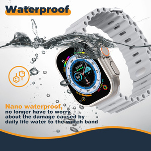 Factory Direct Silikon Armband für IWatch 49mm 46mm 45mm 44mm Ocean Armband für Apple Watch Ultra <span class=keywords><strong>2</strong></span> Band 9 8 7 Gummi armband - Product Image 3