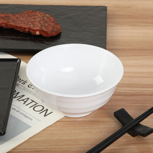 Ciotola in Melamina Bianca A5 da 6 Pollici a Prezzo di Fabbrica, Ciotole Rotonde per Riso e Zuppa, Piccole Ciotole in Melamina per Ristoranti - Product Image 4