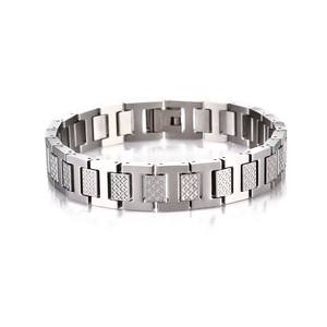 Bracelet chaîne classique en acier inoxydable pour homme, étanche et tendance - Product Image 3