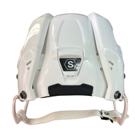Casque de hockey sur glace avec visière intégrale, réglable, léger, confortable, résistant aux chocs, absorbant les impacts, en matériau PC, tailles S-XL