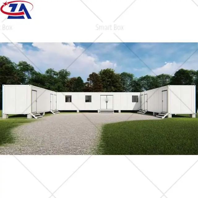 Portable Prefab Movable Prefabricated Steel Structure Container House for 4 Bedrooms.5 bedroom container house