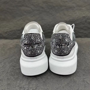 Zapatillas Deportivas de Lujo de Diseñador, con Detalle de Diamantes, Transpirables, Blancas, Cerradas, para Parejas, Casuales, para Exteriores, para Hombre y Mujer - Product Image 6