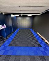 Lantai Plastik PP Anti-Slip Sistem Klik Interlocking Model Papan Lebar untuk Garasi, Bengkel, Cuci Mobil, Tahan Air, Bergambar, Garansi 5 Tahun