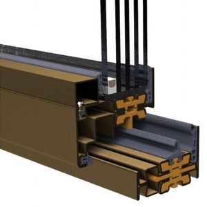 Hồ sơ trượt Windows nhiệt phá vỡ nhôm tùy chỉnh thép không gỉ ngang sơn tĩnh điện vít cách nhiệt - Product Image 5