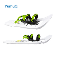YumuQ Réglable Court Mini Ski Patins Eva Rembourrage Raquettes Professionnel Avec Toe Box Boa Reliure