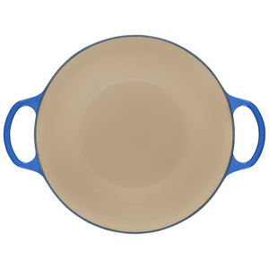 Articles de ménage lumineux 26cm <span class=keywords><strong>marseille</strong></span> bleu émaillé en fonte hollandaise marmite à soupe en fonte marmitta marmite à frire 26cm casserole - Product Image 4