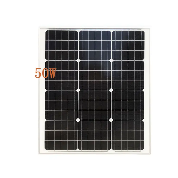ييوو دونغ مونو 50w لوحة طاقة شمسية شاحن عالية الجودة وعالية معدل التحويل رقيقة لوحة طاقة شمسية s