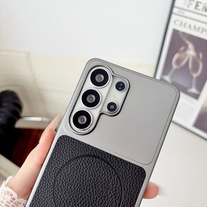 Funda Magnética de Cuero PU para Teléfono Samsung S26 S23 S24 S25 Ultra FE, Carga Inalámbrica, Ultra Delgada, Resistente a Impactos, Carcasa Rígida - Product Image 6