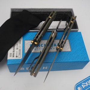Coltello Pieghevole Tattico da Sopravvivenza Factory Direct BUGOUT Benchmade MINI533 con Manico in Fibra, Coltello Affilato per Caccia Selvaggia - Product Image 2