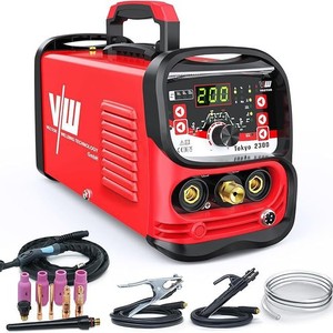 Machine à souder TIG MMA Vector <span class=keywords><strong>Tokyo</strong></span> 2300 230V HF 200A à impulsions pour acier au carbone et acier inoxydable, soudeuse à onduleur IGBT - Product Image 1