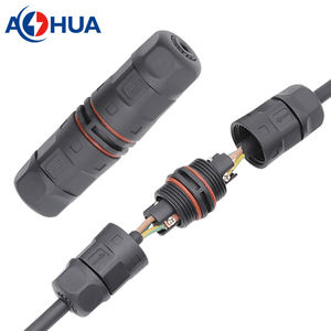 Conector Impermeable <span class=keywords><strong>AHUA</strong></span> Personalizado de 2 Pines IP67 IP68 Blanco con Terminales de Tornillo para Cableado, Certificación CE ROHS UL, 20A - Product Image 5