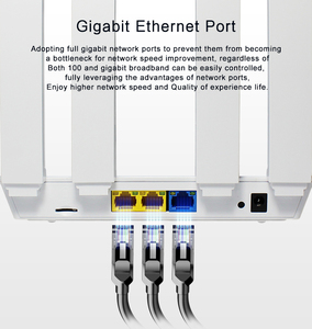 Router Wifi 5G Cpe para <span class=keywords><strong>100</strong></span> Usuarios, Router 5G Lte Inalámbrico Wifi6 802.11Ax 1800Mpbs, Módem 3G 4G 5G, Router Gigabit con Ranura para Tarjeta SIM - Product Image 3